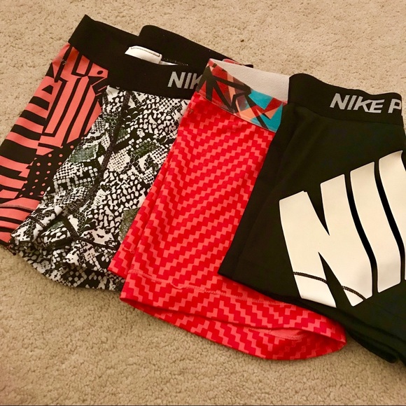 Nike Pants - Nike Pros Set of 4